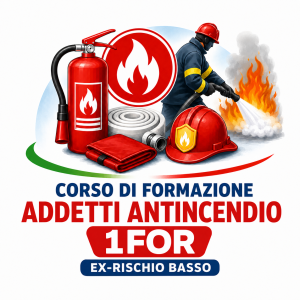 Addetto Antincendio - 1 FOR (ex rischio basso)